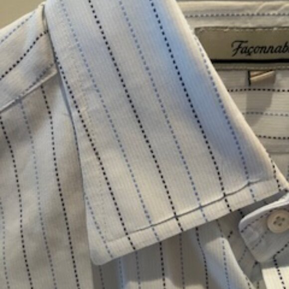 Faconnable Men's Shirt, Medium - Picture 4 of 5